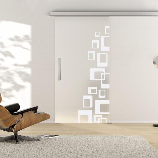 Стъкло за плъзгащи врати Deco 608