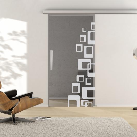 Стъкло за плъзгащи врати Deco 608