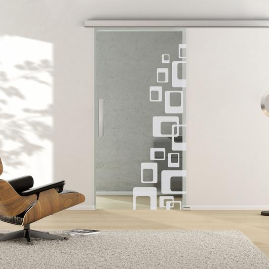 Стъкло за плъзгащи врати Deco 608