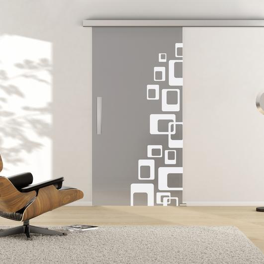 Стъкло за плъзгащи врати Deco 608