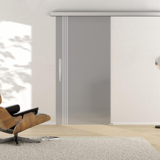 Стъкло за плъзгаща врата Lines 654